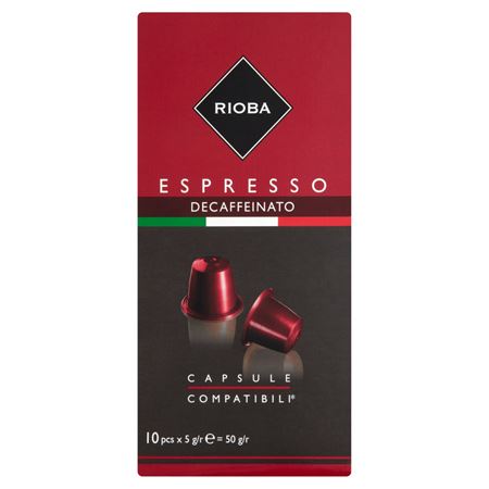 Кофе в капсулах Rioba Espresso Decaffeinato (11 шт.)