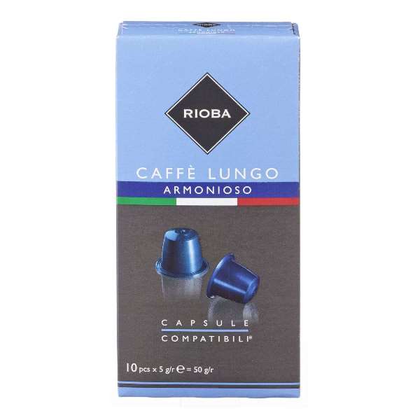Кофе в капсулах Rioba Caffe Lungo Armonioso (11 шт.)