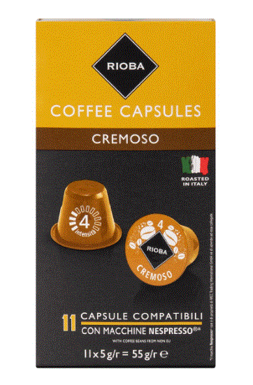 Кофе в капсулах Rioba Espresso Cremoso (11 шт.)