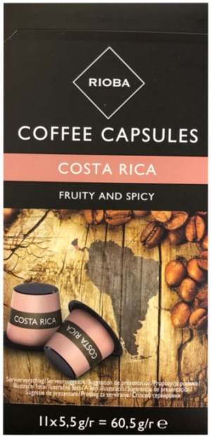 Кофе в капсулах Rioba Costa Rica (11 шт.)